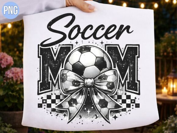 Evaluating the Soccer Mom Ball Bow Sports Graphic PNG for Creative Projects