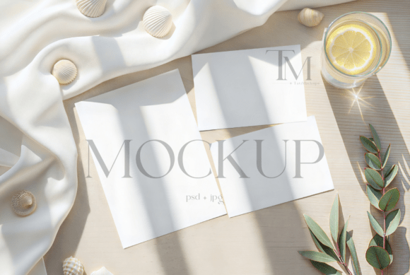 Mastering the Summer Baby Shower Suite Mockup: A Guide to Professional Stationery Presentation