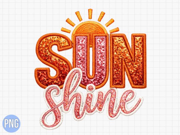 Unlocking Creative Potential with the Sunshine Glitter Chenille Patch PNG