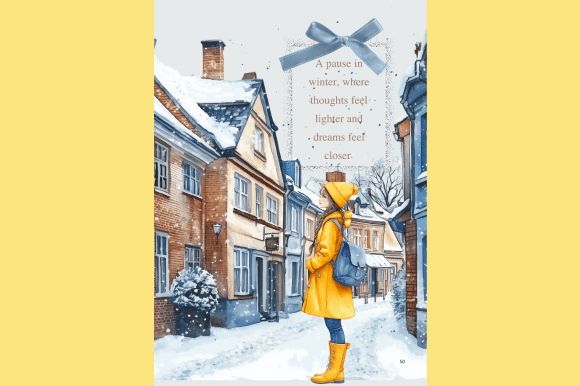 Winter Pause Watercolor Illustration Guide